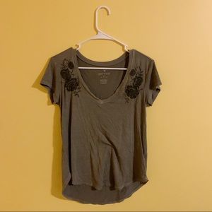 American Eagle Embroidered T-Shirt